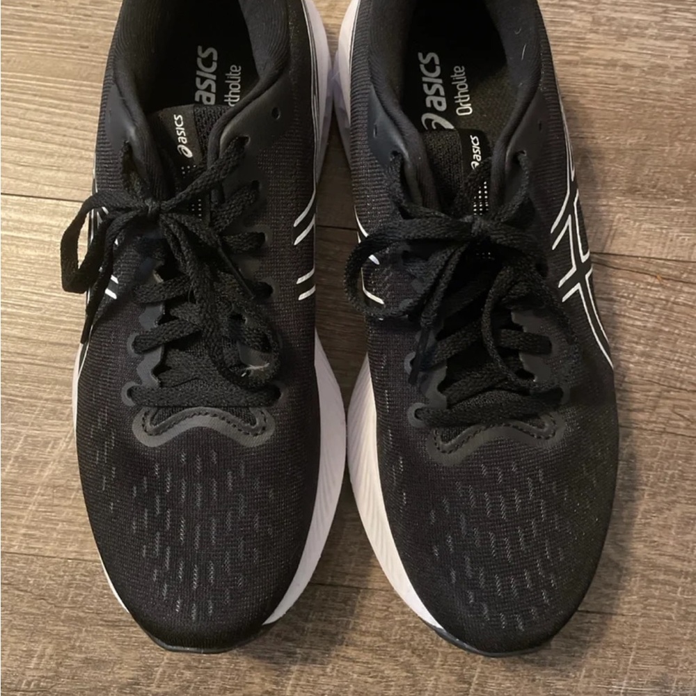 Womens ASICS Gel Excite 10 Black Athletic Shoes (8.5)